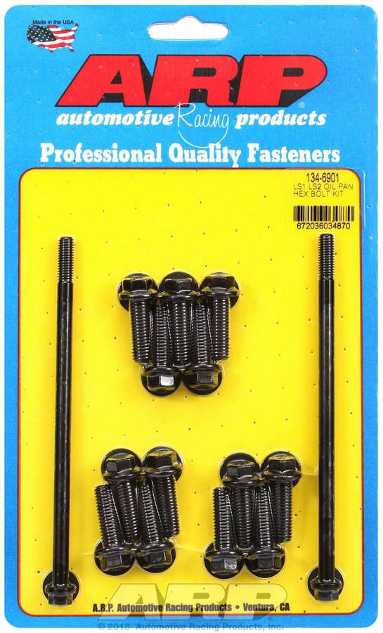 Auto Racing Products 134-6901 LS1/LS2 Oil Pan Bolt Kit 6pt. Auto Racing Products 134-6901