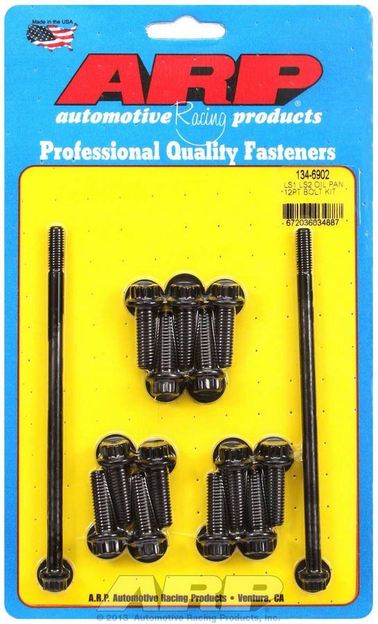 Auto Racing Products 134-6902 LS1/LS2 Oil Pan Bolt Kit 12pt. Auto Racing Products 134-6902