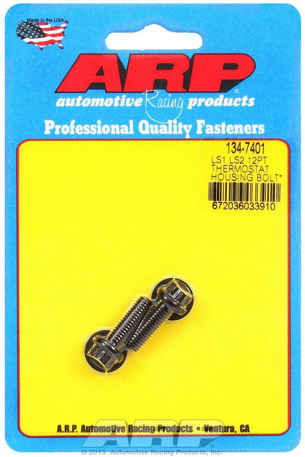 Auto Racing Products 134-7401 Thermostat Housing Bolt Kit - 12pt. LS1/LS2 Auto Racing Products 134-7401