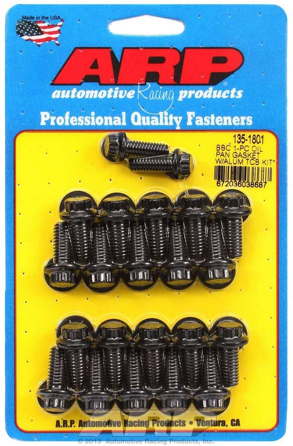 Auto Racing Products 135-1801 BBC Oil Pan Bolt Kit - 12pt. Auto Racing Products 135-1801