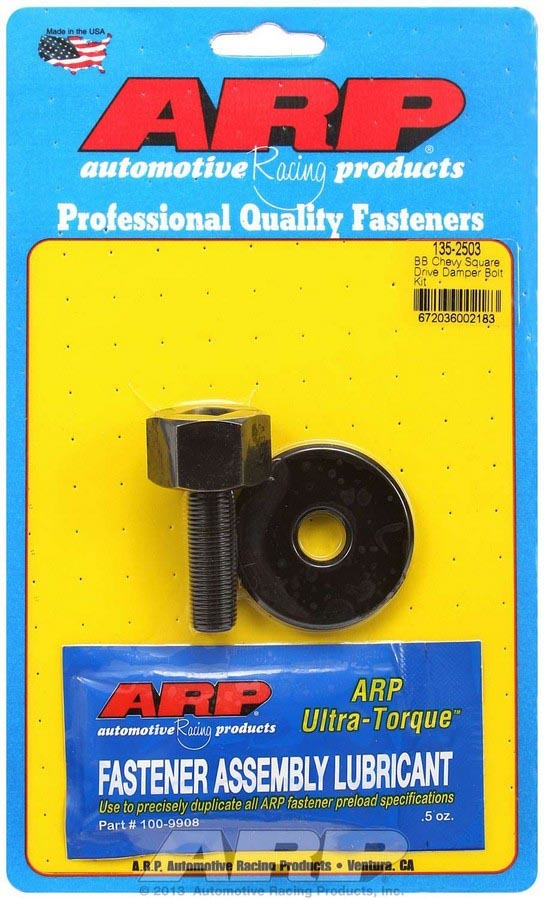 Auto Racing Products 135-2503 BBC Square Drive Damper Bolt Kit Auto Racing Products 135-2503