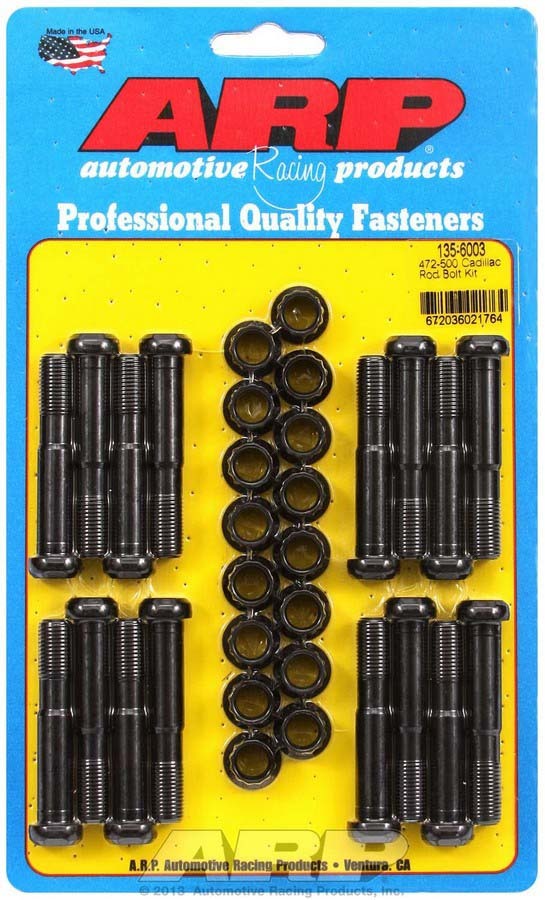Auto Racing Products 135-6003 Cady Rod Bolt Kit - Fits 472/500 Auto Racing Products 135-6003