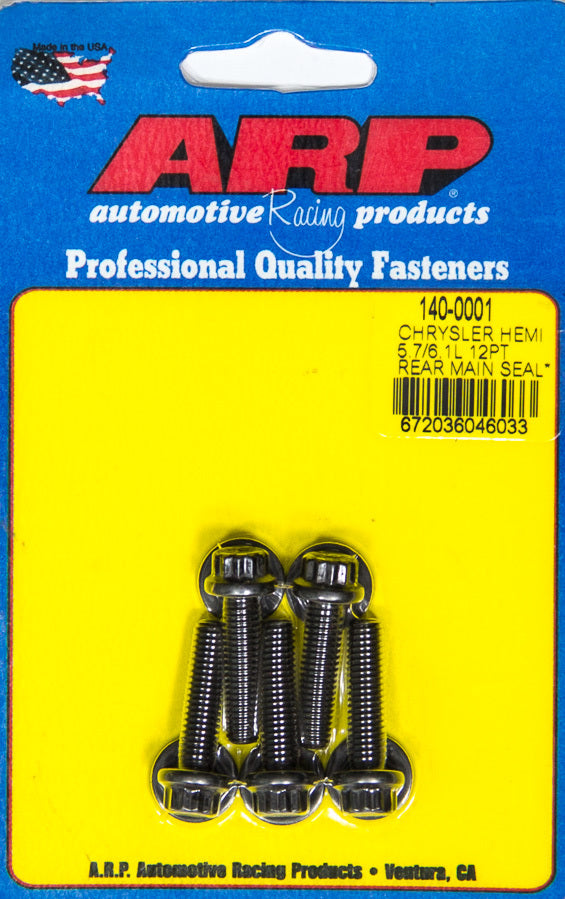 Auto Racing Products 140-0001 Rear Motor Cover Bolt Kit Mopar 5.7/6.1L Hemi Auto Racing Products 140-0001