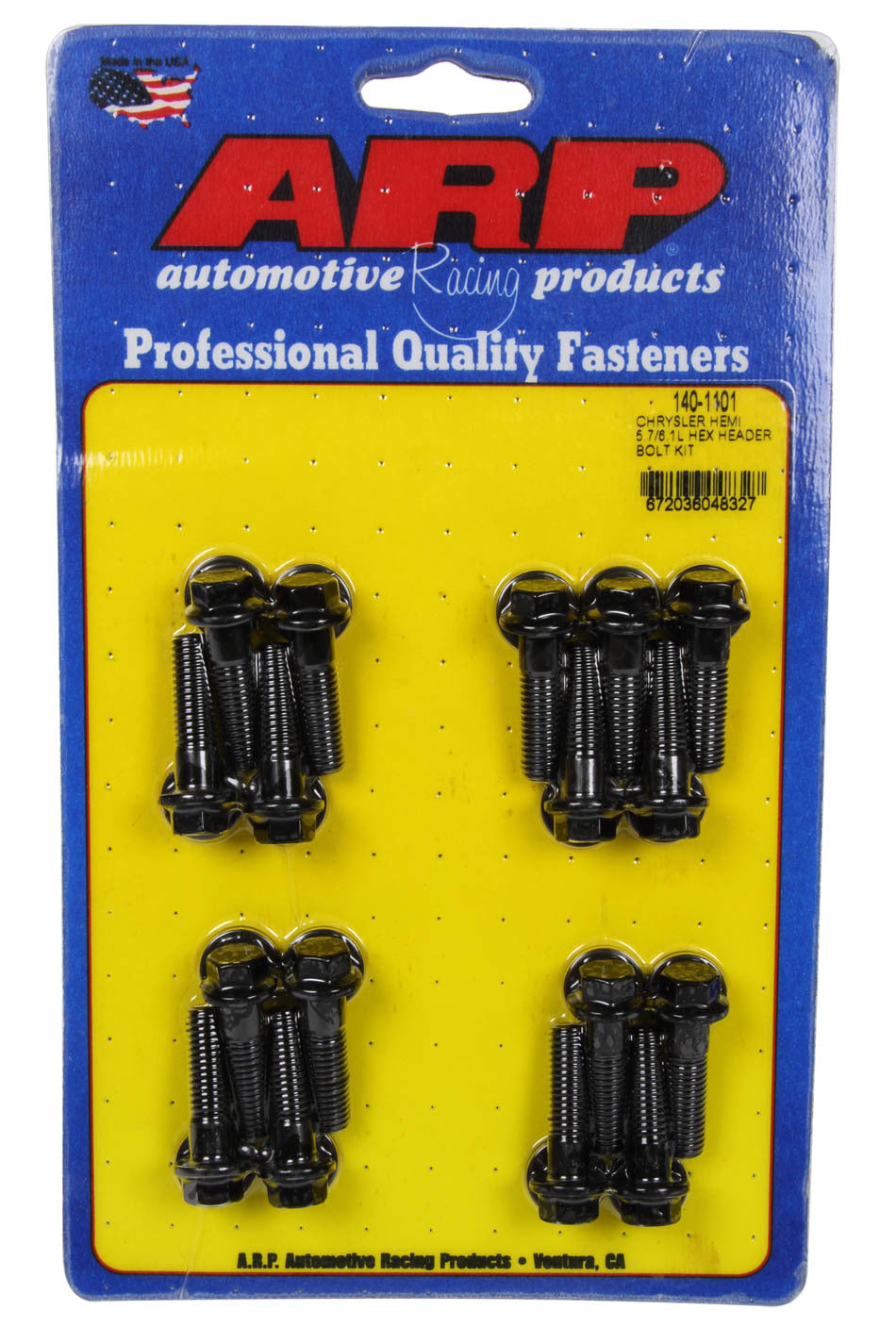 Auto Racing Products 140-1101 Exhaust Header Bolt Kit Chrysler 5.7L/6.1L Hemi Auto Racing Products 140-1101