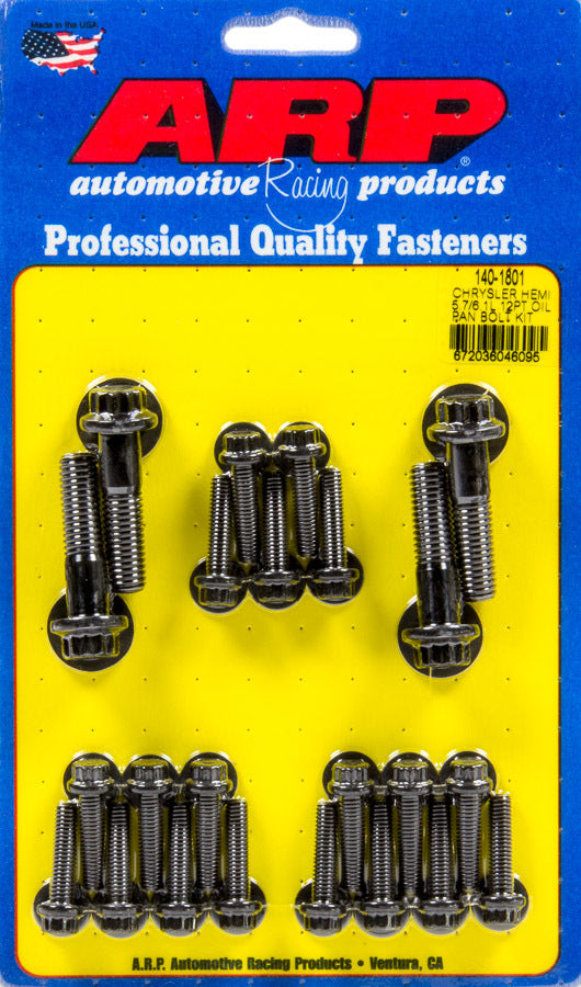 Auto Racing Products 140-1801 Oil Pan 12pt Bolt Kit Mopar 5.7L/6.1L Hemi Auto Racing Products 140-1801