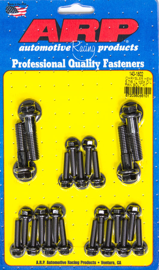 Auto Racing Products 140-1802 Oil Pan 6pt Bolt Kit Mopar 5.7L/6.1L Hemi Auto Racing Products 140-1802
