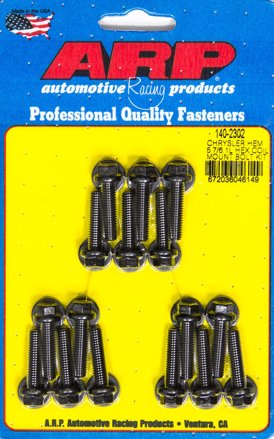 Auto Racing Products 140-2302 Coil Bracket Bolt Kit 6pt Mopar 5.7/6.1L Hemi Auto Racing Products 140-2302