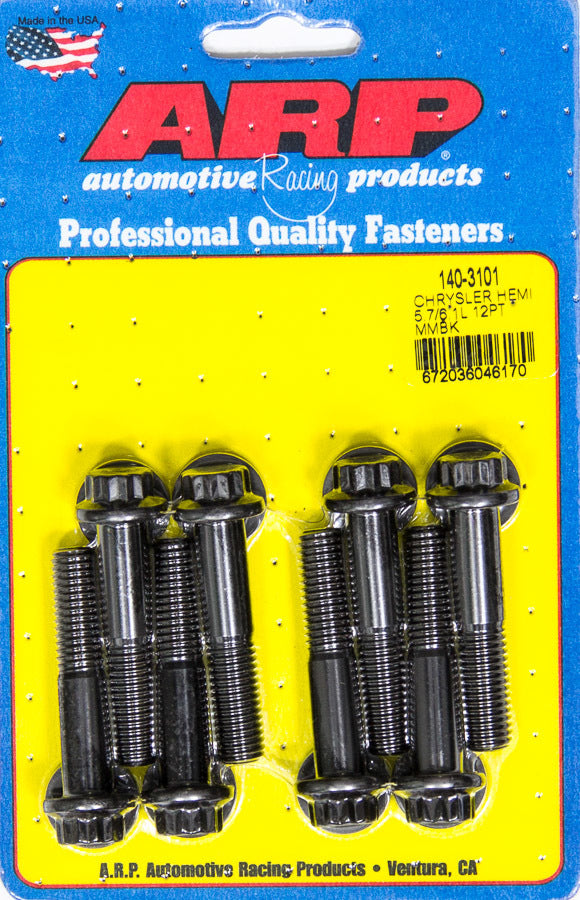 Auto Racing Products 140-3101 Motor Mount Bolt Kit 12pt Mopar 5.7/6.1L Hemi Auto Racing Products 140-3101