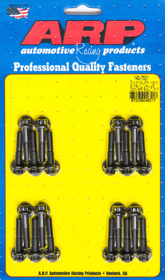 Auto Racing Products 140-7501 Valve Cover Bolt Kit 12pt Mopar 5.7/6.1L Hemi Auto Racing Products 140-7501