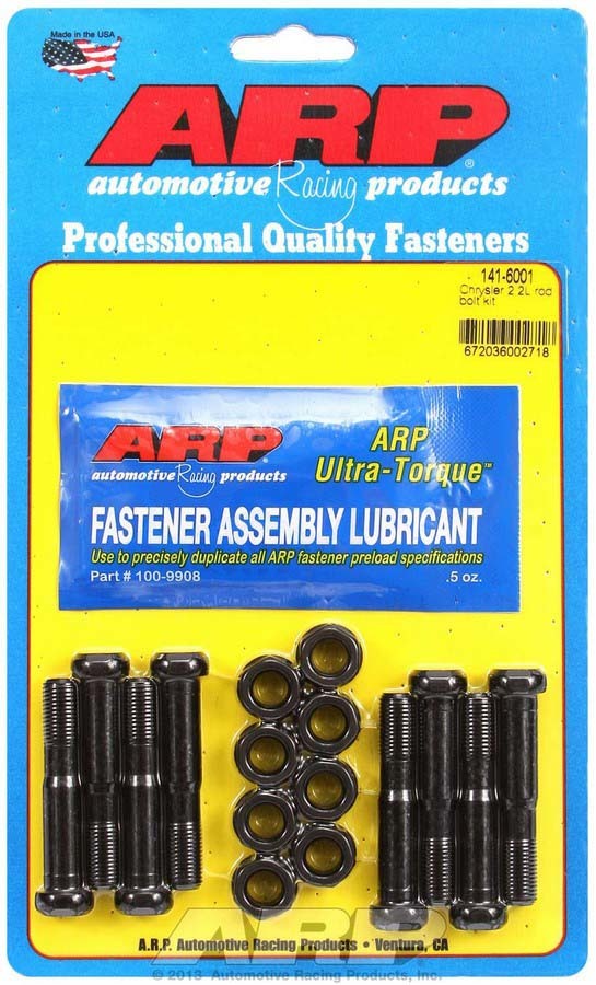 Auto Racing Products 141-6001 Mopar Rod Bolt Kit - Fits 2.2L Auto Racing Products 141-6001