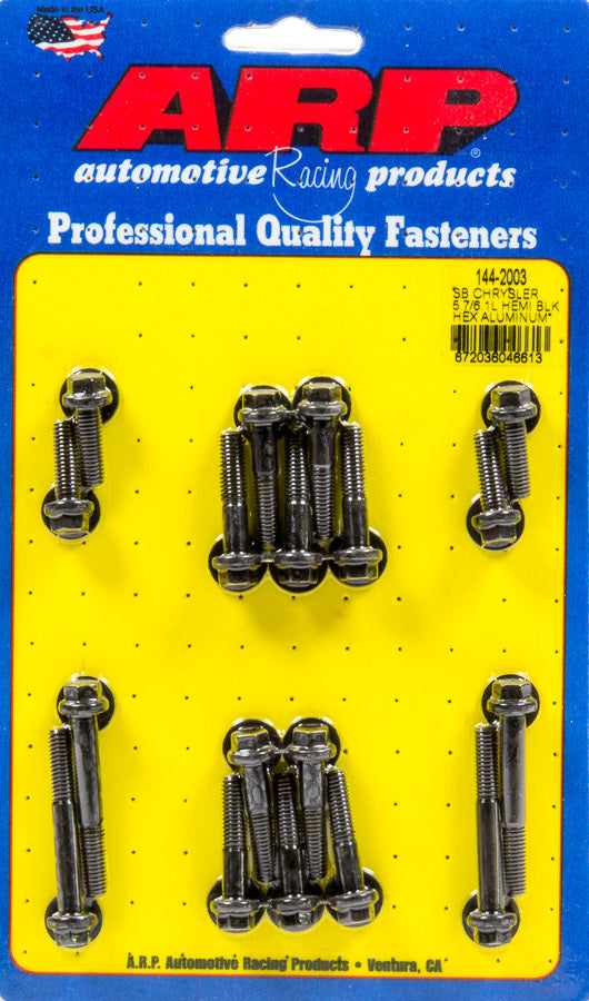 Auto Racing Products 144-2003 Intake Manifold Bot Kit 6pt Mopar 5.7/6.1L Hemi Auto Racing Products 144-2003