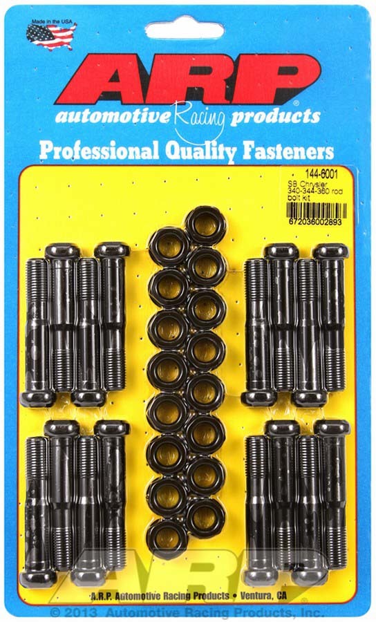 Auto Racing Products 144-6001 SBM Rod Bolt Kit - Fits 318/340/360 Auto Racing Products 144-6001