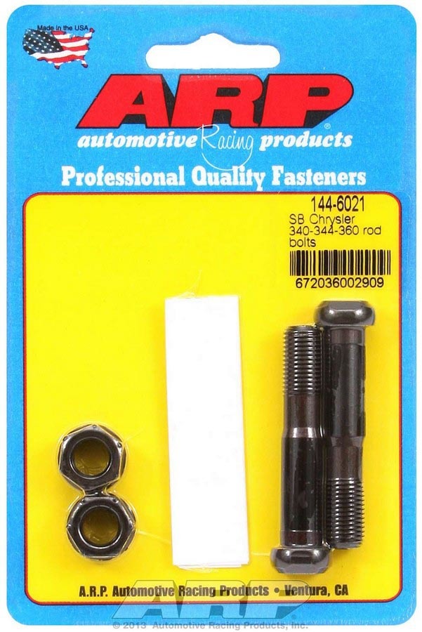 Auto Racing Products 144-6021 SBM Rod Bolt Kit - Fits 318/340/360 (2) Auto Racing Products 144-6021
