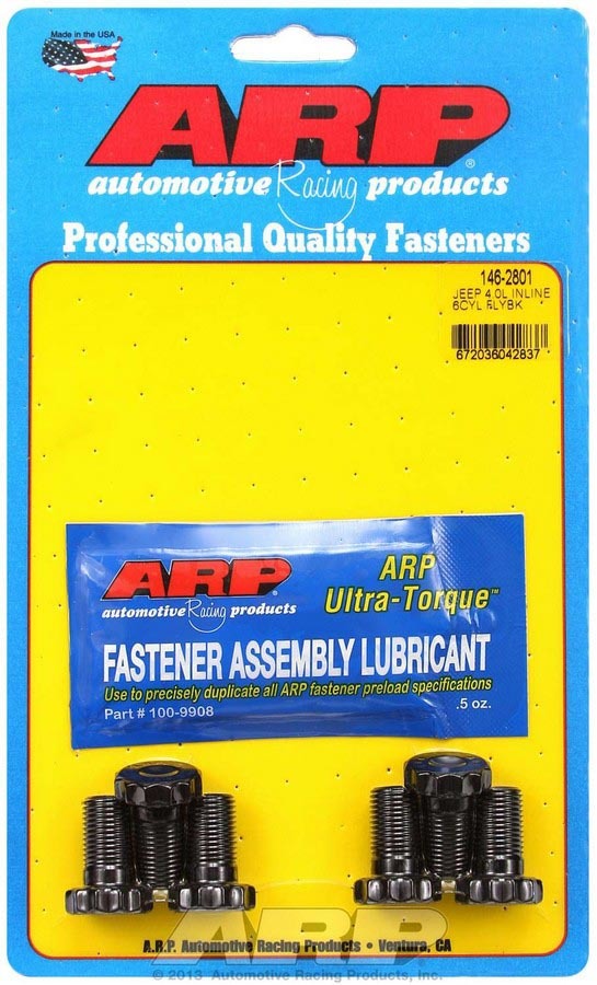 Auto Racing Products 146-2801 Flywheel Bolt Kit Jeep 4.0L Inline 6-Cylinder Auto Racing Products 146-2801