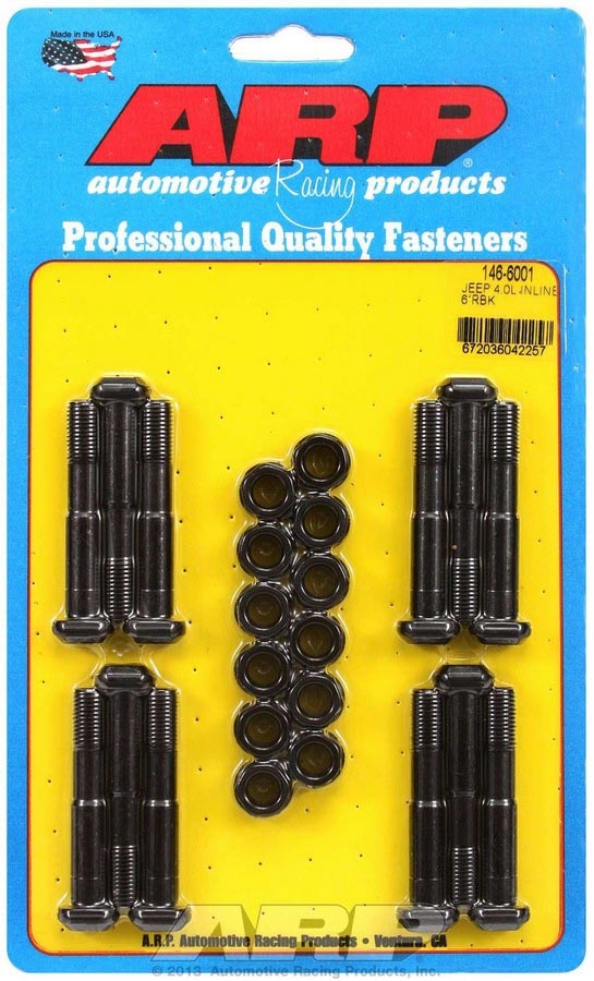 Auto Racing Products 146-6001 Jeep Rod Bolt Kit - 4.0L Inline 6 Auto Racing Products 146-6001