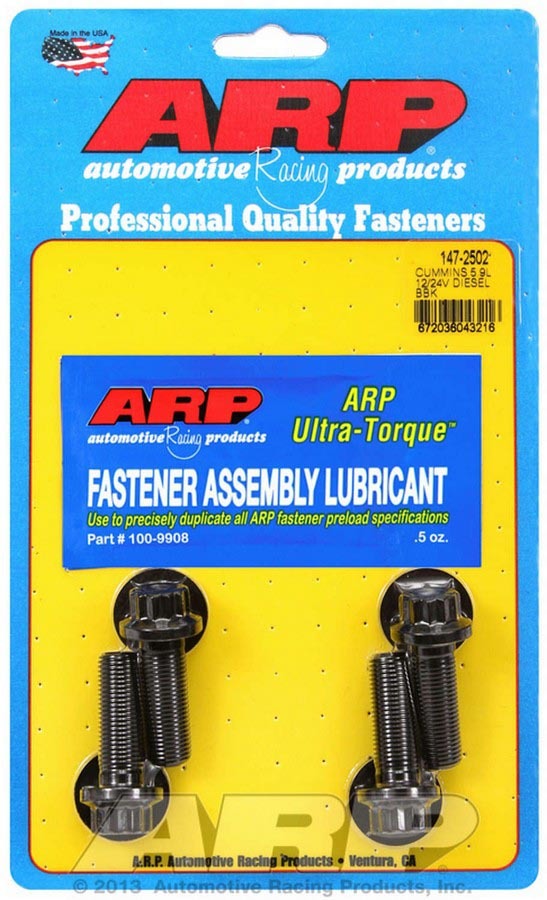 Auto Racing Products 147-2502 Balancer Bolt Kit Dodge Cummins 5.9L 12V/24V Auto Racing Products 147-2502