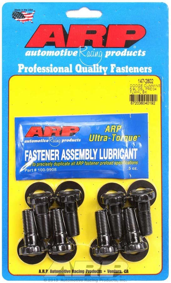 Auto Racing Products 147-2802 Flywheel Bolt Kit Dodge 5.9L Cummins Diesel Auto Racing Products 147-2802