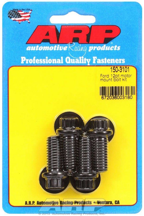Auto Racing Products 150-3101 SBF Windsor Motor Mount Bolt Kit 12pt. Auto Racing Products 150-3101