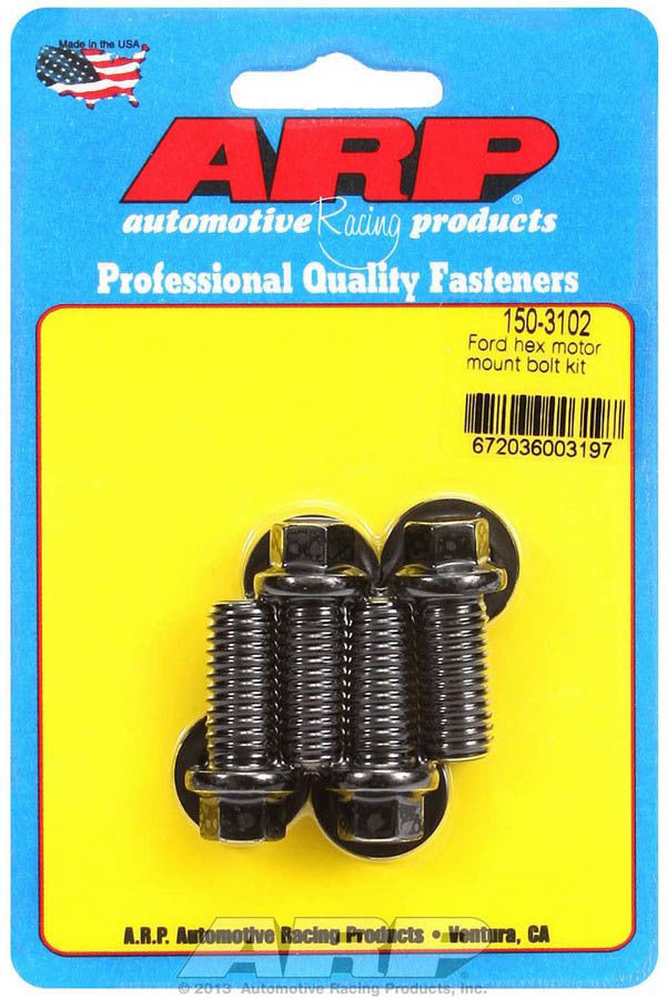 Auto Racing Products 150-3102 SBF Windsor Motor Mount Bolt Kit 6pt. Auto Racing Products 150-3102