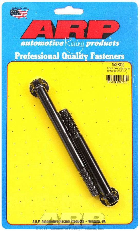 Auto Racing Products 150-3302 Ford Alternator Bracket Bolt Kit - 6pt. Auto Racing Products 150-3302