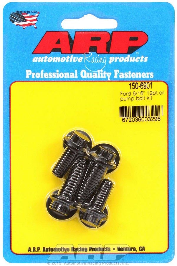 Auto Racing Products 150-6901 Ford Oil Pump Bolt Kit 12pt. Auto Racing Products 150-6901