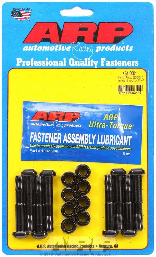 Auto Racing Products 151-6001 Ford Rod Bolt Kit - Fits 2000cc Inline 4 Auto Racing Products 151-6001