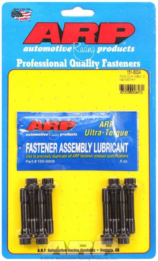 Auto Racing Products 151-6004 Ford Rod Bolt Kit - 1.6L CVH M8 Auto Racing Products 151-6004