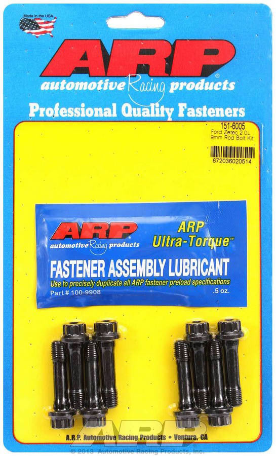 Auto Racing Products 151-6005 Ford Rod Bolt Kit - Fits Zetec 2.0L 9mm Auto Racing Products 151-6005