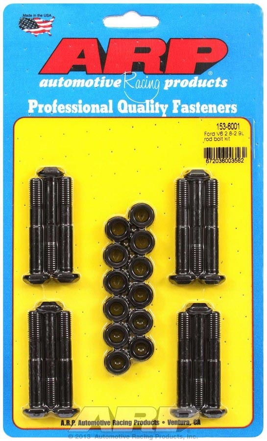 Auto Racing Products 153-6001 Ford Rod Bolt Kit - Fits 2.8/2.9L V6 Auto Racing Products 153-6001