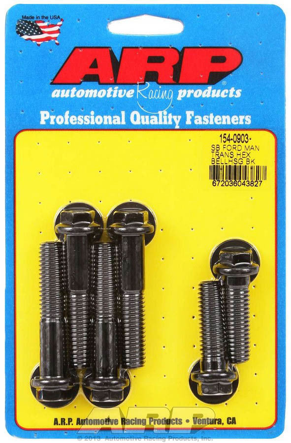 Auto Racing Products 154-0903 Bellhousing 6pt Bolt Kit SBF w/Manual Trans Auto Racing Products 154-0903