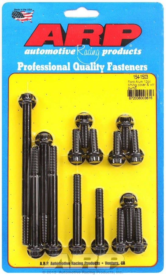 Auto Racing Products 154-1503 SBF Timing Cover & Water Pump Bolt Kit Auto Racing Products 154-1503