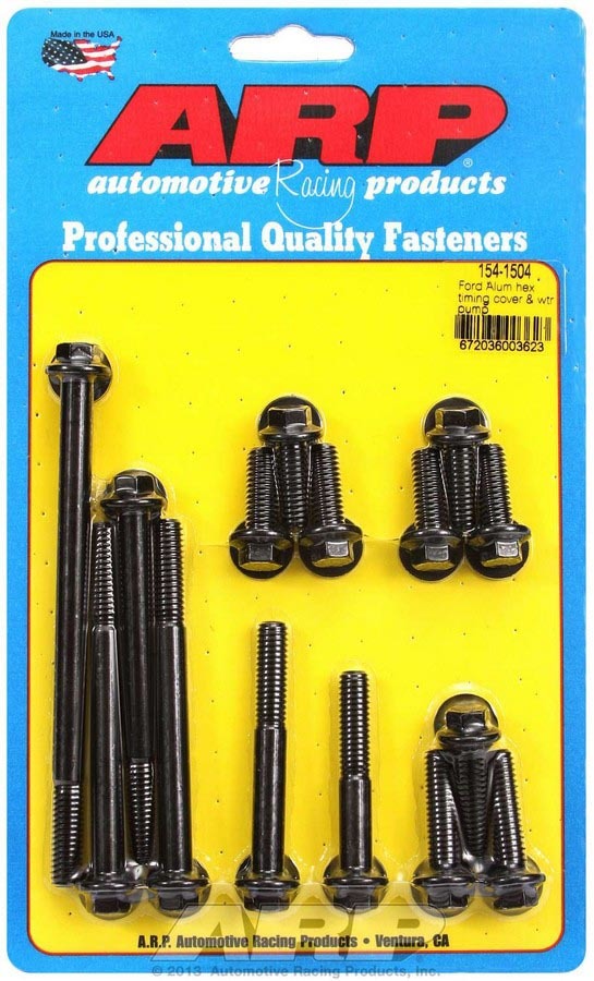 Auto Racing Products 154-1504 SBF Timing Cover & Water Pump Bolt Kit Auto Racing Products 154-1504
