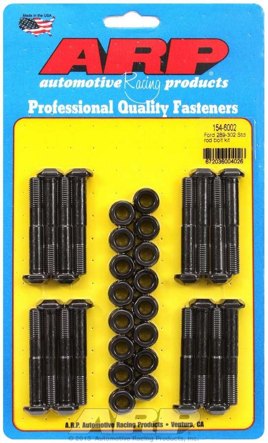 Auto Racing Products 154-6002 SBF Rod Bolt Kit - Fits 289-302 Auto Racing Products 154-6002