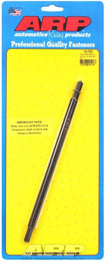 Auto Racing Products 154-7903 BBF Oil Pump Driveshaft Auto Racing Products 154-7903