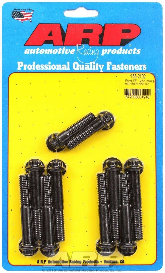 Auto Racing Products 155-2102 Ford Intake Bolt Kit - 12pt. FE Auto Racing Products 155-2102