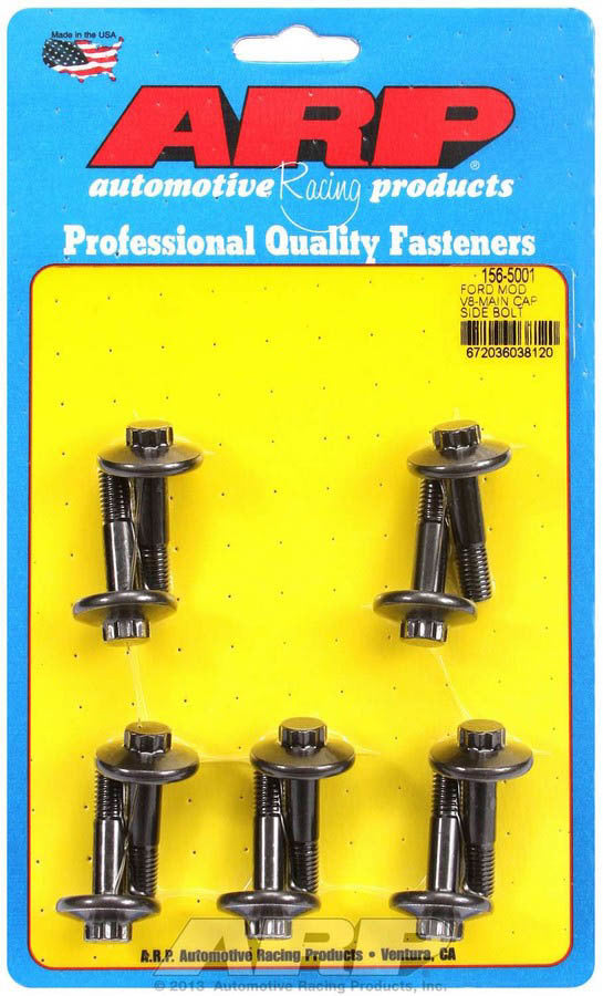 Auto Racing Products 156-5001 Ford Main Cap Side Bolt Kit - M8 Modular Block Auto Racing Products 156-5001