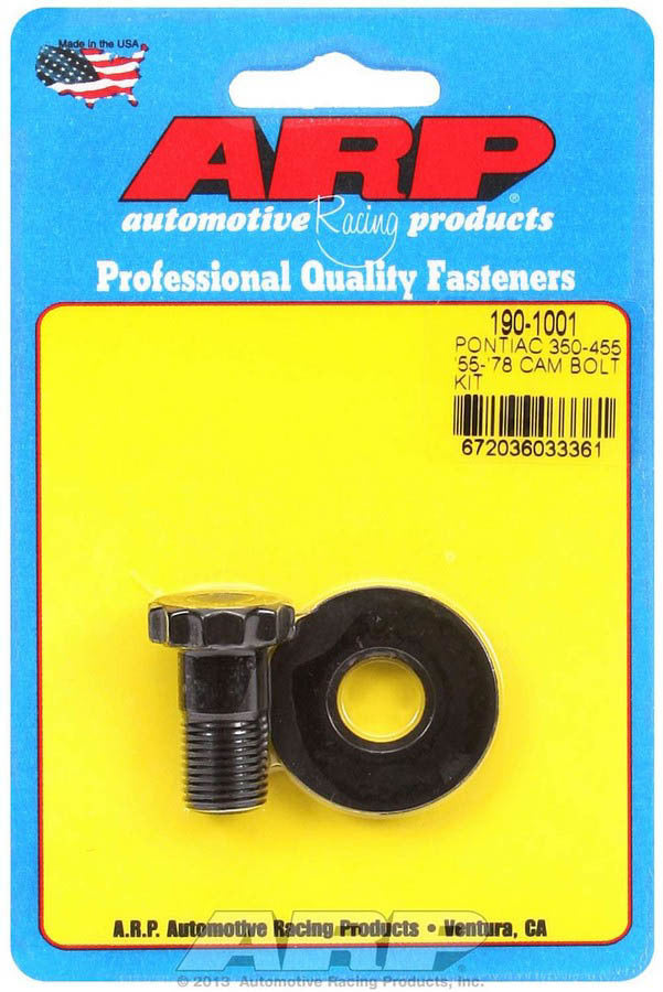 Auto Racing Products 190-1001 Pontiac Cam Bolt Kit - Fits 350-455 Auto Racing Products 190-1001