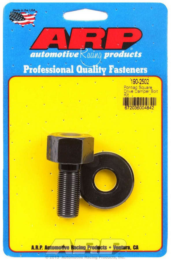 Auto Racing Products 190-2502 Pontiac Square Drive Damper Bolt Kit Auto Racing Products 190-2502