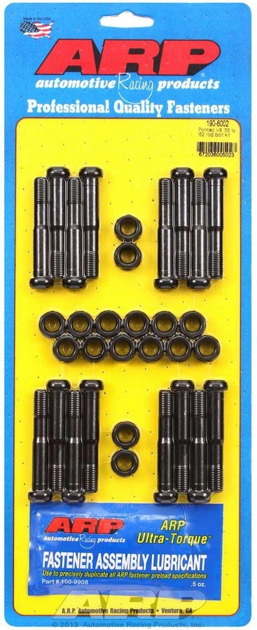 Auto Racing Products 190-6002 Pontiac Rod Bolt Kit - Fits 55-62 V8 Auto Racing Products 190-6002