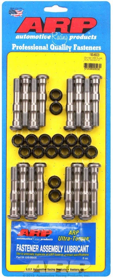 Auto Racing Products 190-6003 Pontiac Rod Bolt Kit - Fits 455 Super Duty Auto Racing Products 190-6003
