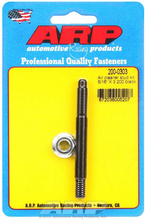 Auto Racing Products 200-0303 Air Cleaner Stud Kit 5/16 x 3.200 Auto Racing Products 200-0303