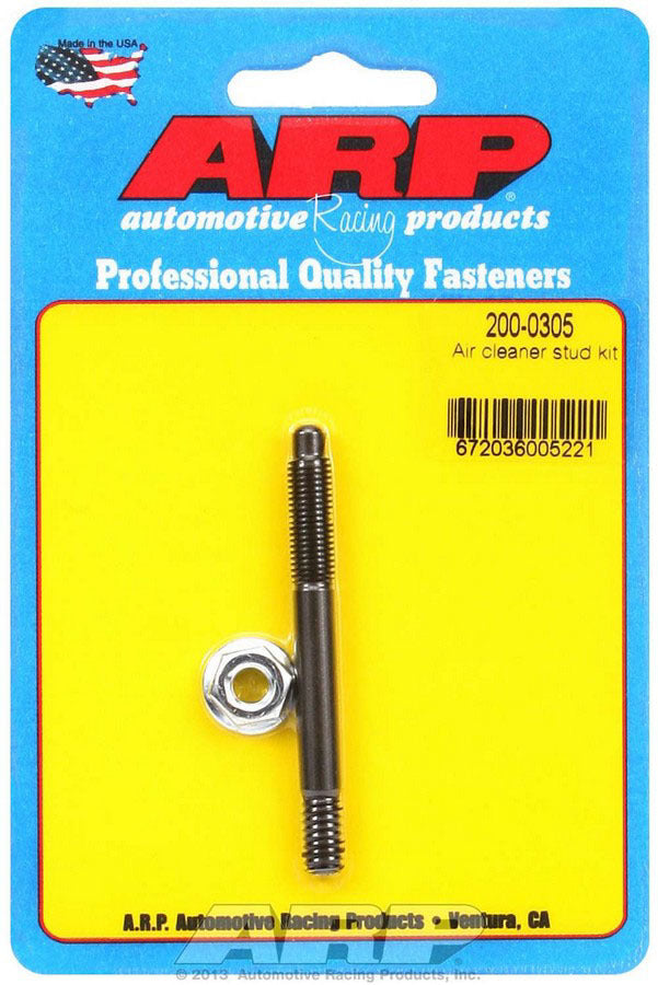 Auto Racing Products 200-0305 Air Cleaner Stud Kit 1/4 x 2.700 Auto Racing Products 200-0305