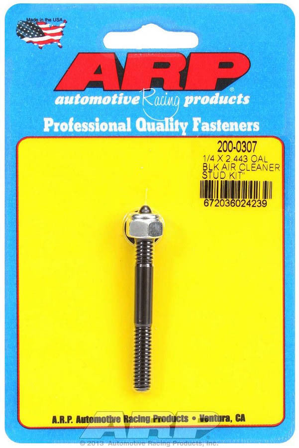 Auto Racing Products 200-0307 Air Cleaner Stud Kit 1/4 x 2.443 Auto Racing Products 200-0307