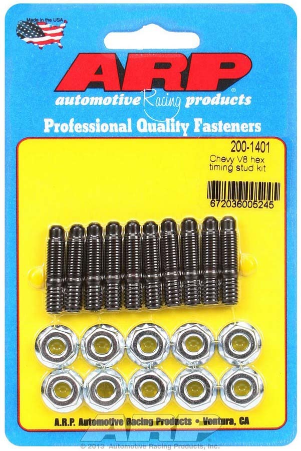 Auto Racing Products 200-1401 Chevy Timing Cover Stud Kit Auto Racing Products 200-1401