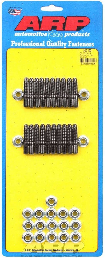 Auto Racing Products 200-1901 SBM Oil Pan Stud Kit Auto Racing Products 200-1901