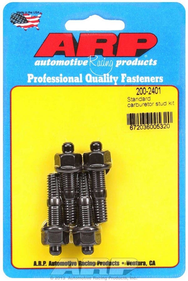 Auto Racing Products 200-2401 Carburetor Stud Kit 5/16 x 1.700 OAL Auto Racing Products 200-2401