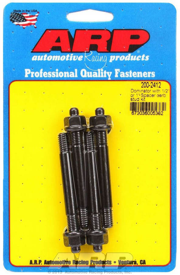 Auto Racing Products 200-2412 Carburetor Stud Kit 5/16 x 3.200 OAL Auto Racing Products 200-2412