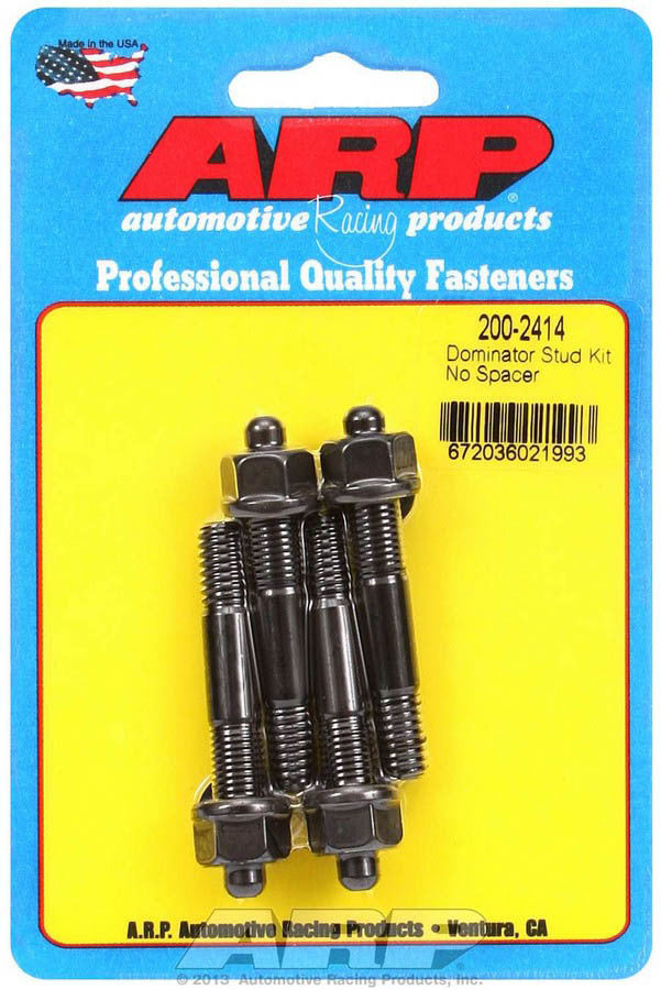 Auto Racing Products 200-2414 Carburetor Stud Kit 5/16 x 2.225 OAL Auto Racing Products 200-2414