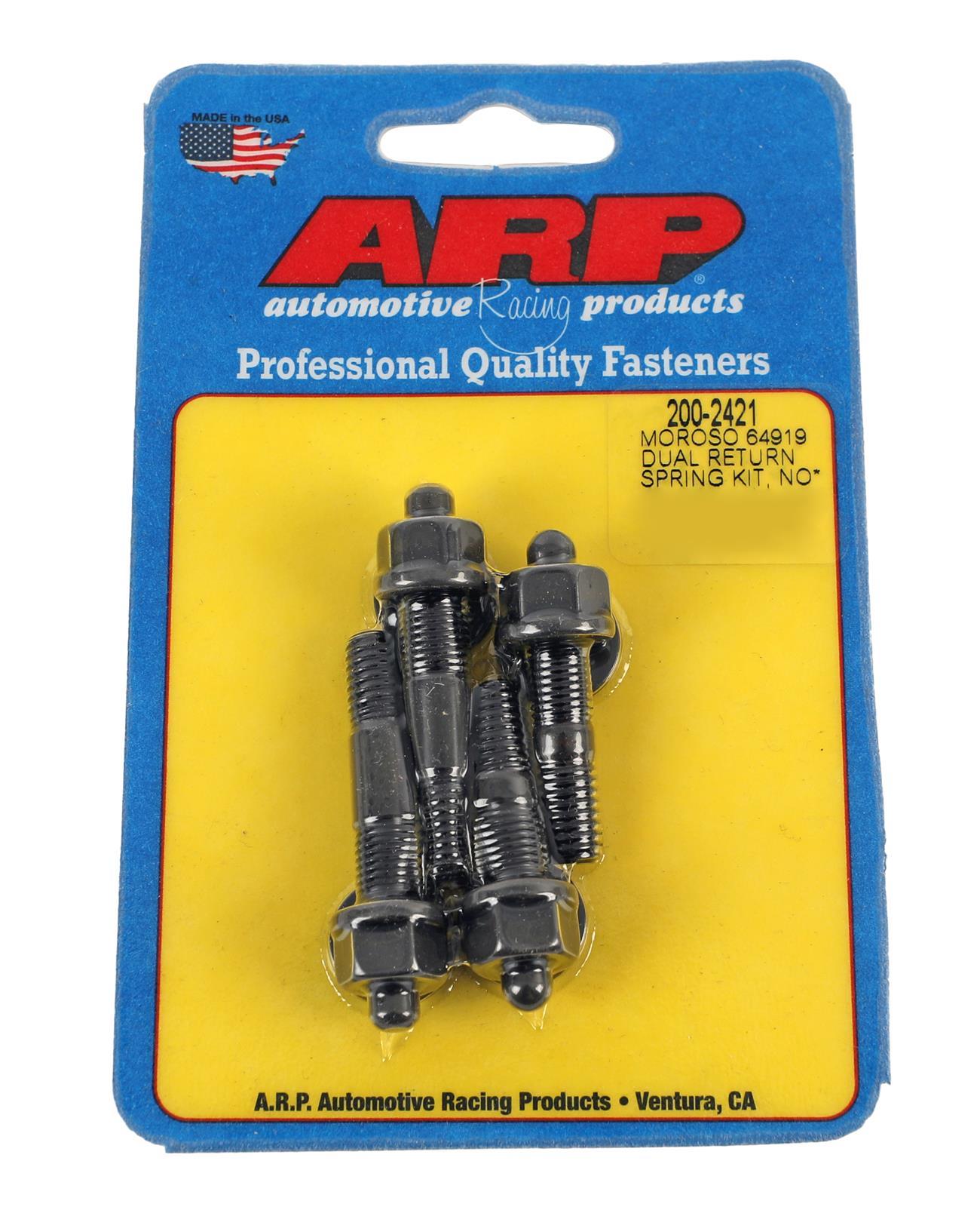 Auto Racing Products 200-2421 Black Oxide Carb Studs Use w/1in Spacer Auto Racing Products 200-2421