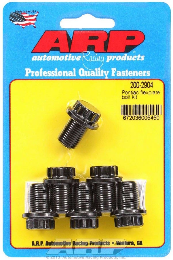 Auto Racing Products 200-2904 Pontiac Flexplate Bolt Kit - 6-Bolt Auto Racing Products 200-2904